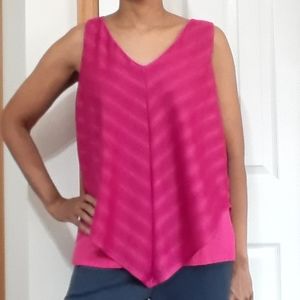 Alyx Women's Dark Fuchsia Dressy Tank Top